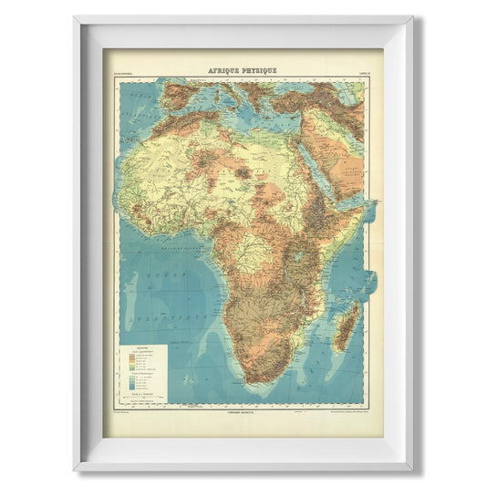 Africa in French Historical Map - Amazing Maps