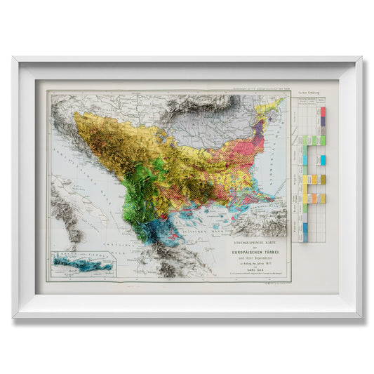 Balkans Historic Relief map - Amazing Maps