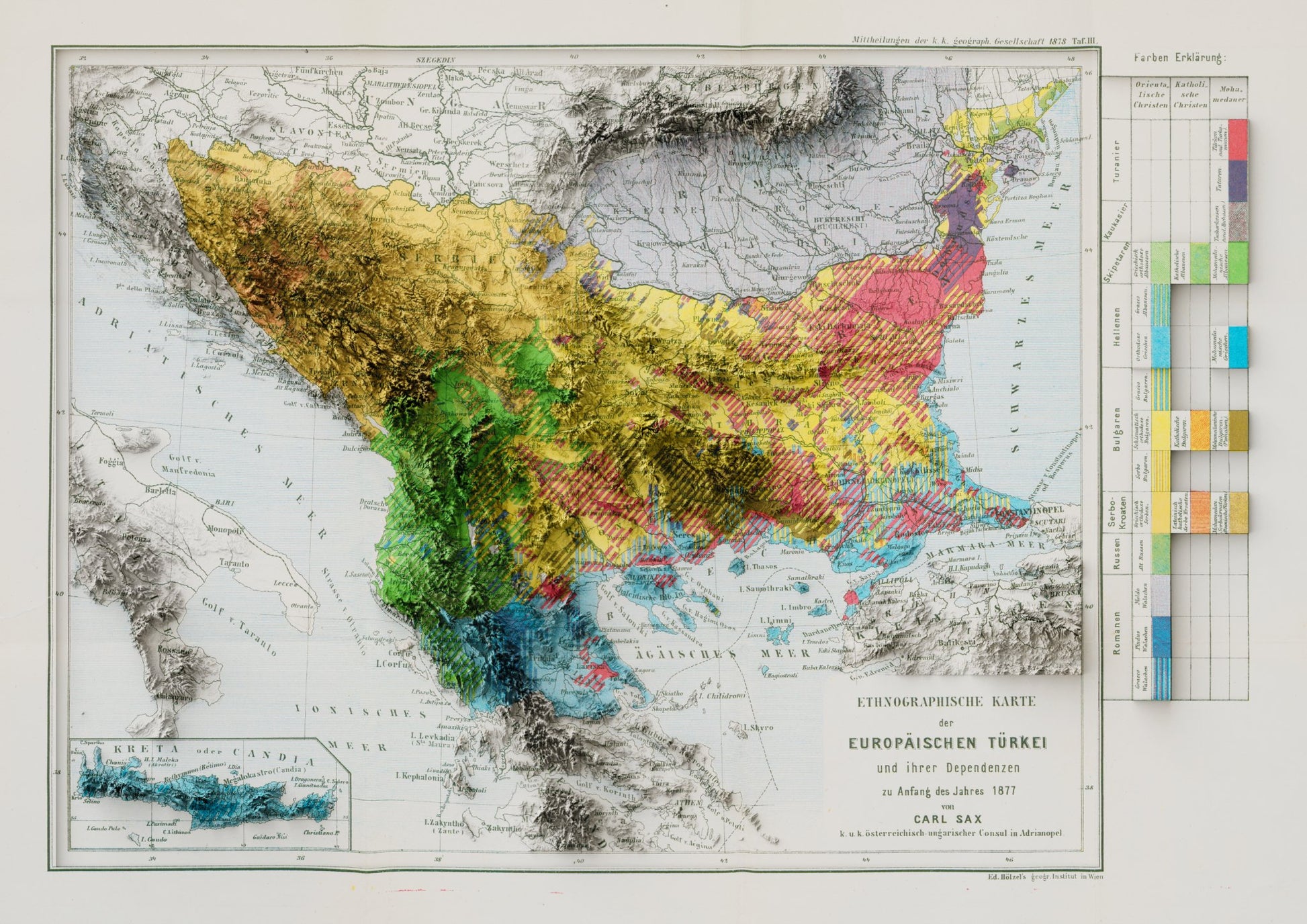 Balkans Historic Relief map - Amazing Maps