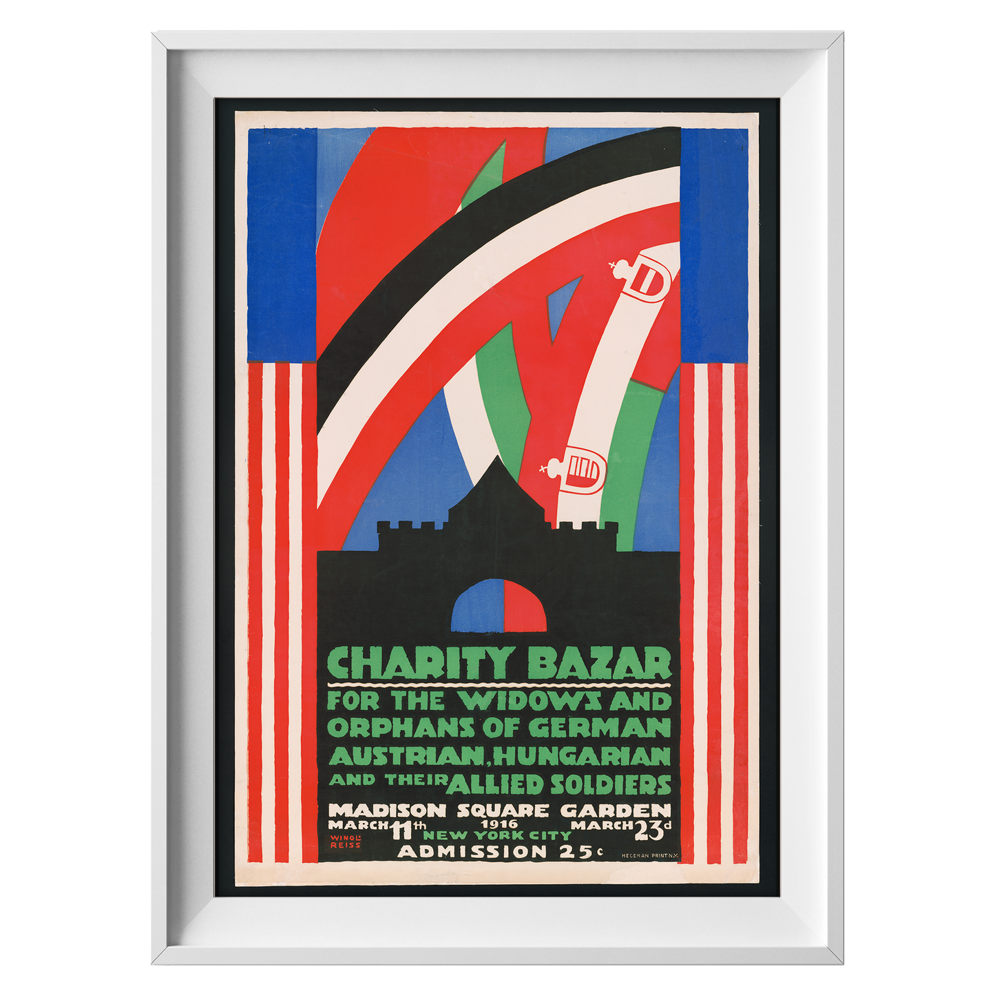 Central Powers Charity Bazar - American Poster