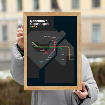 Copenhagen Metro map