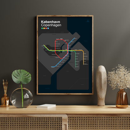 Copenhagen Metro map