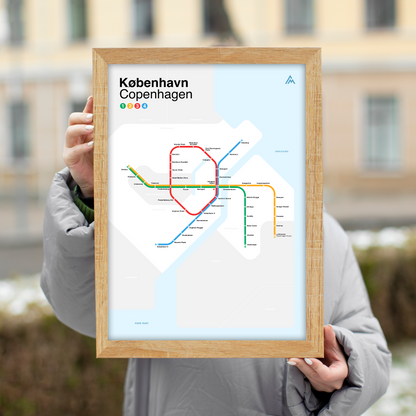 Copenhagen Metro map