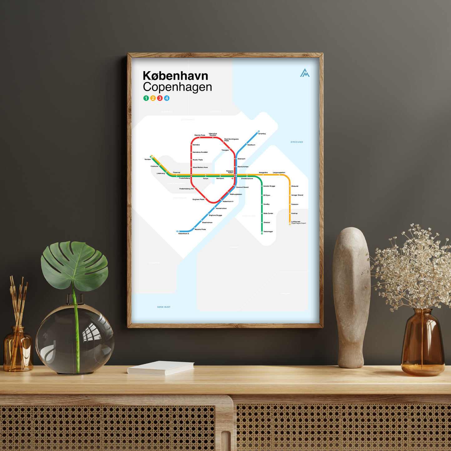 Copenhagen Metro map