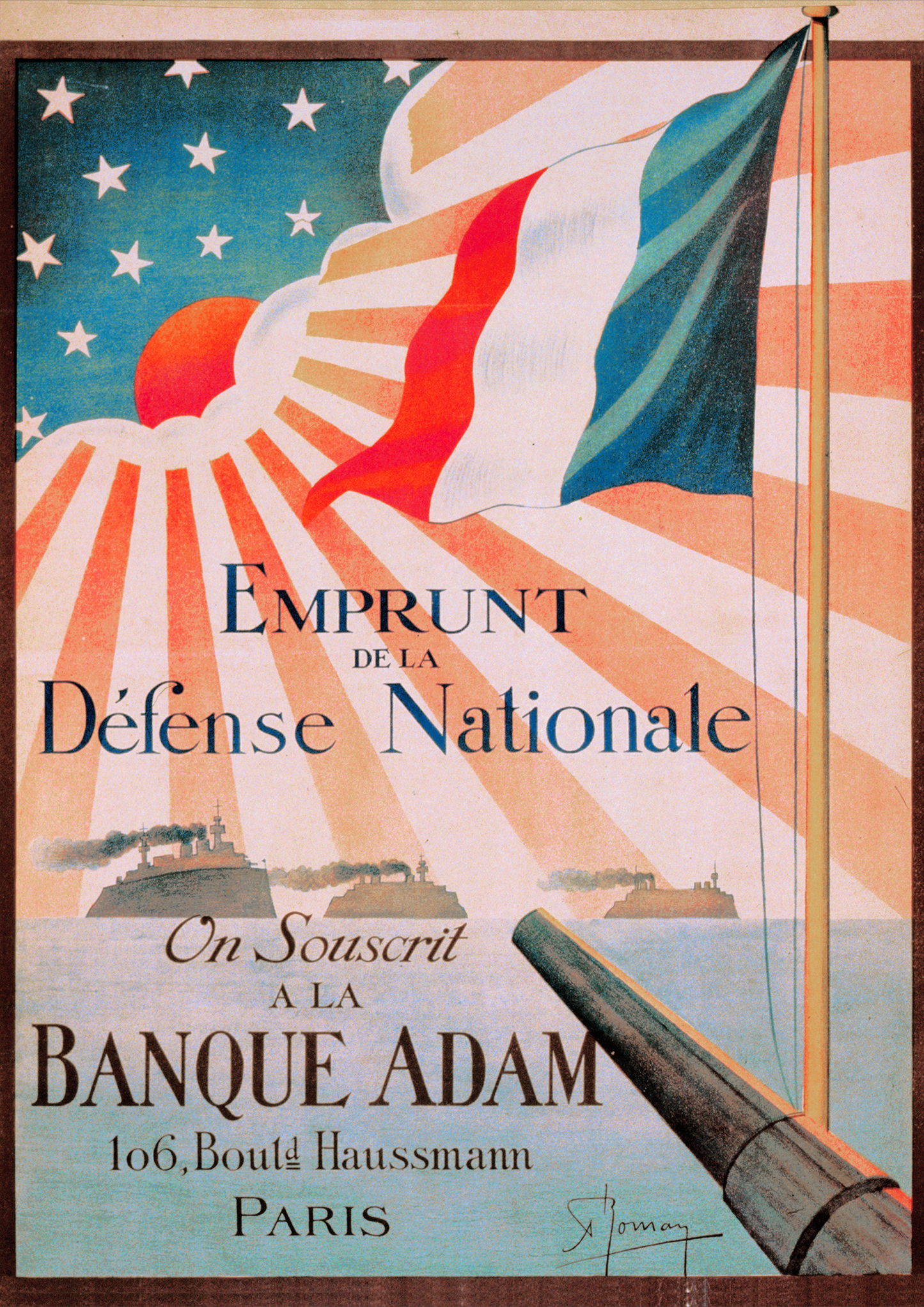 Defense Nationale - French Propaganda Poster