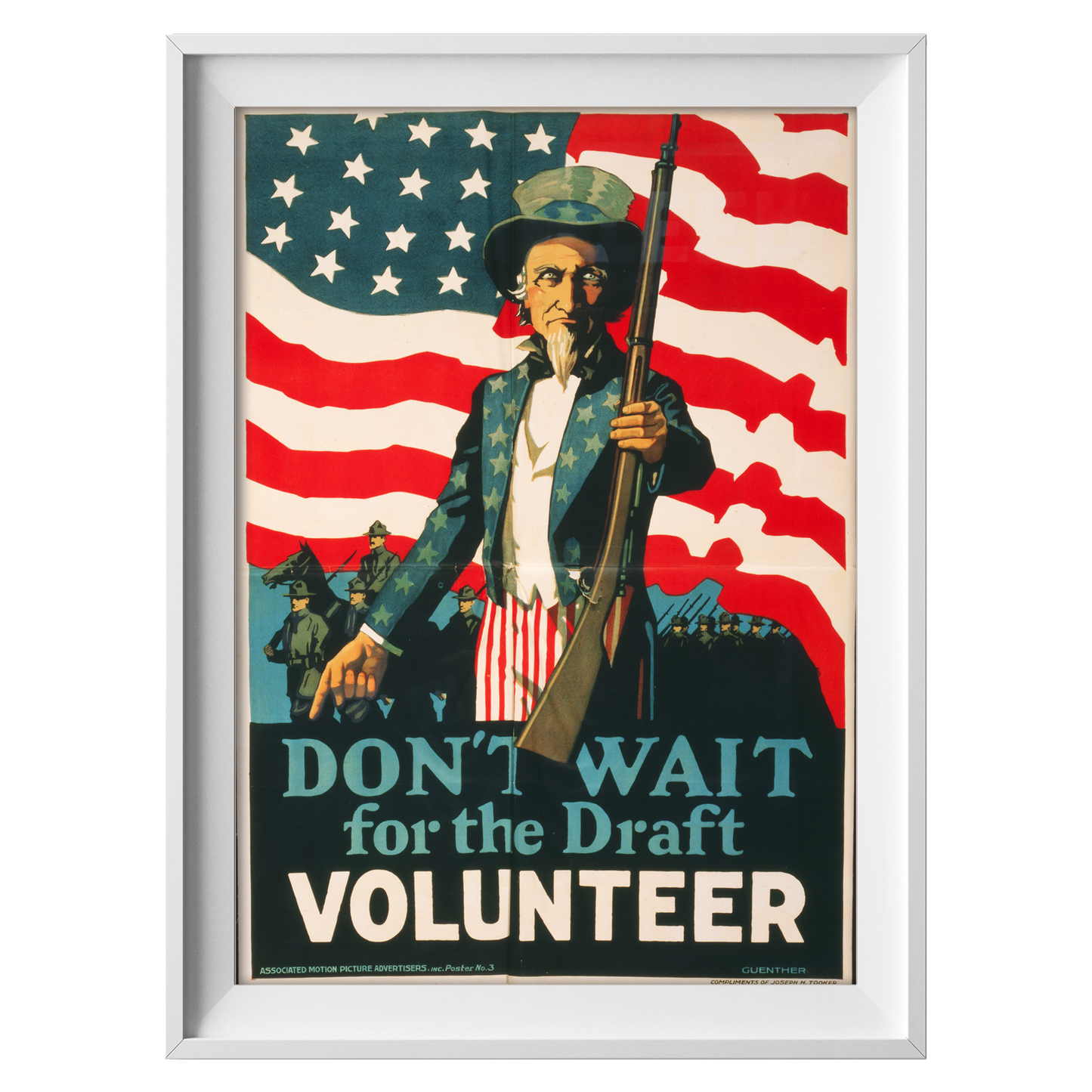 Don't Wait for the Draft! - American Propaganda Poster