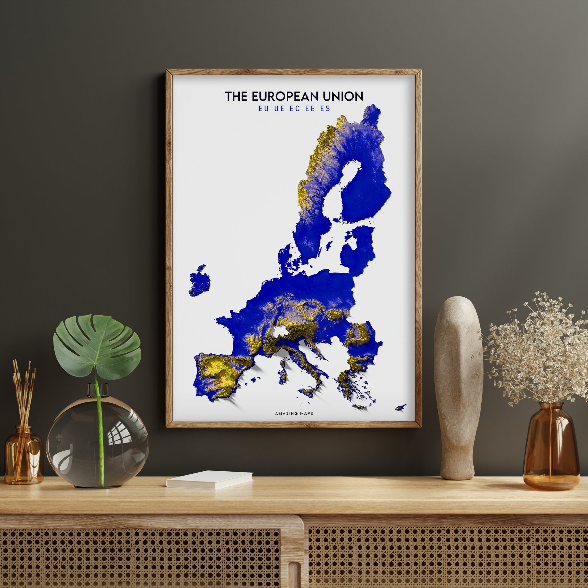 European Union Relief map - Amazing Maps