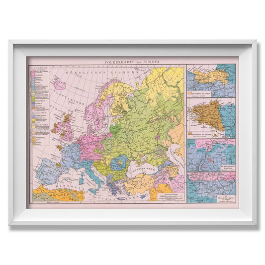 Historic German Ethnic Map of Europe - Amazing Maps