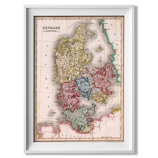 Historic Map of Denmark - Amazing Maps