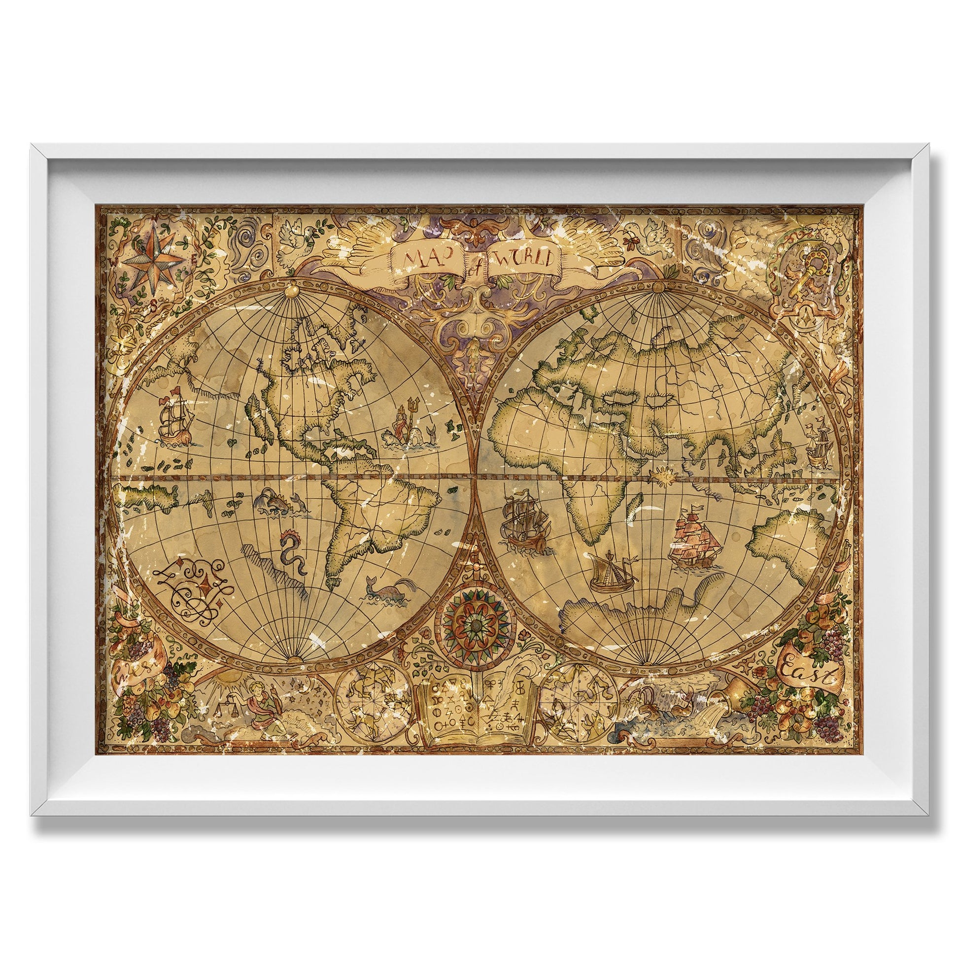 Historic Spherical Map of the World - Amazing Maps