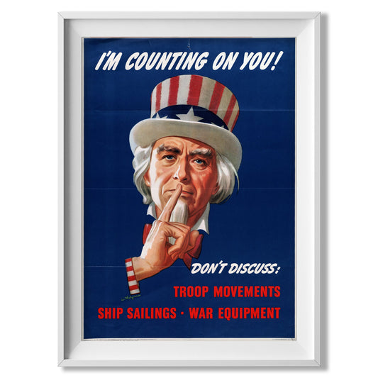 I'm Counting On You! - American Poster - Amazing Maps