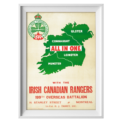 Irish Canadian Rangers - Propaganda Poster