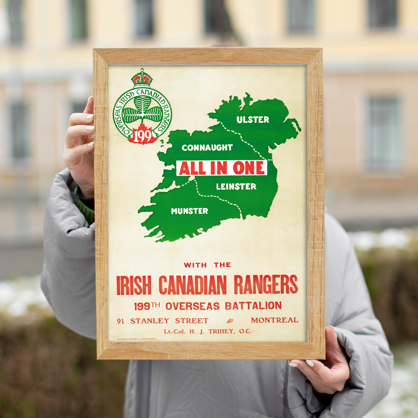 Irish Canadian Rangers - Propaganda Poster