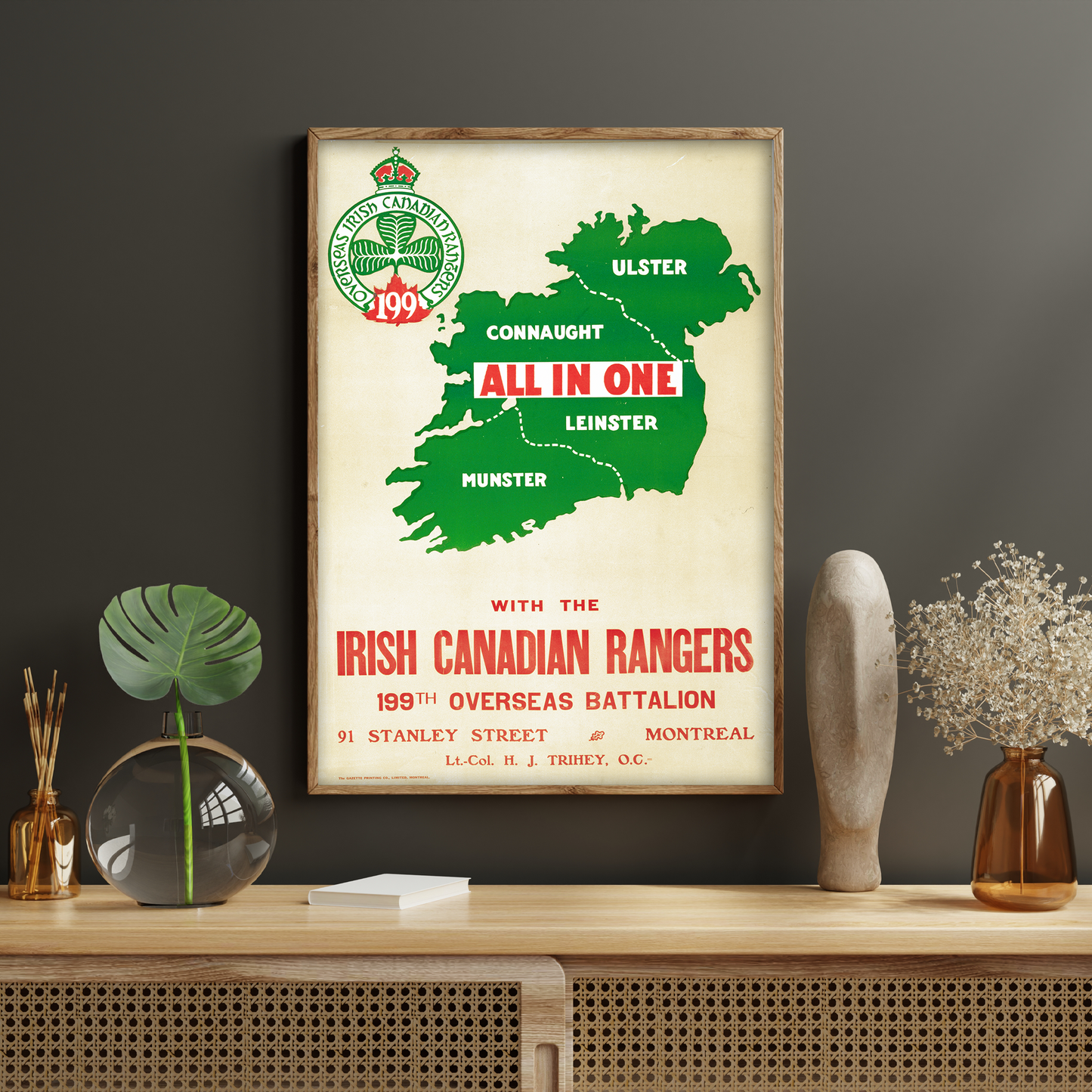 Irish Canadian Rangers - Propaganda Poster