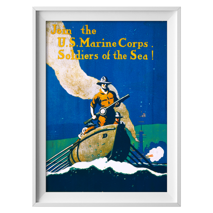 Join the Marine Corps - American Propaganda Poster