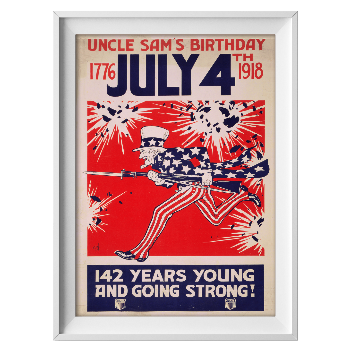 July 4 - American Propaganda Poster