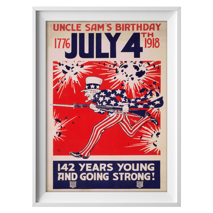 July 4 - American Propaganda Poster