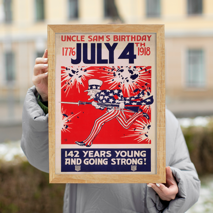 July 4 - American Propaganda Poster