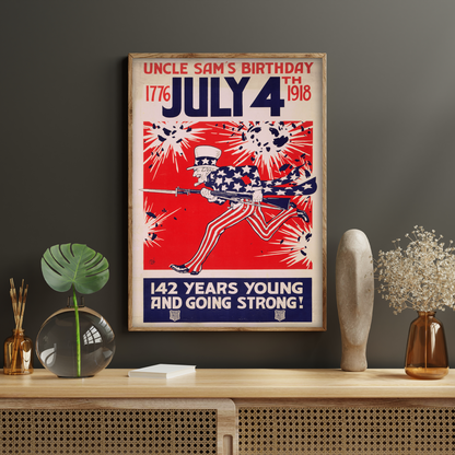 July 4 - American Propaganda Poster