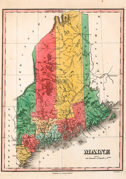 Maine Historic Map - Amazing Maps