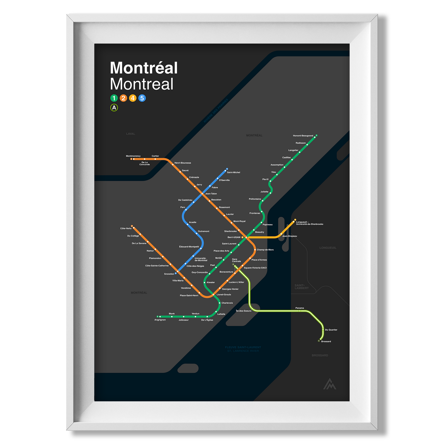 Montreal Metro map