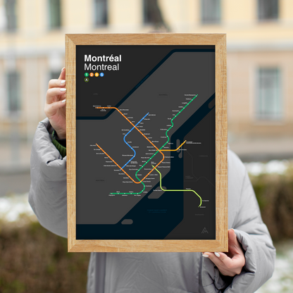 Montreal Metro map