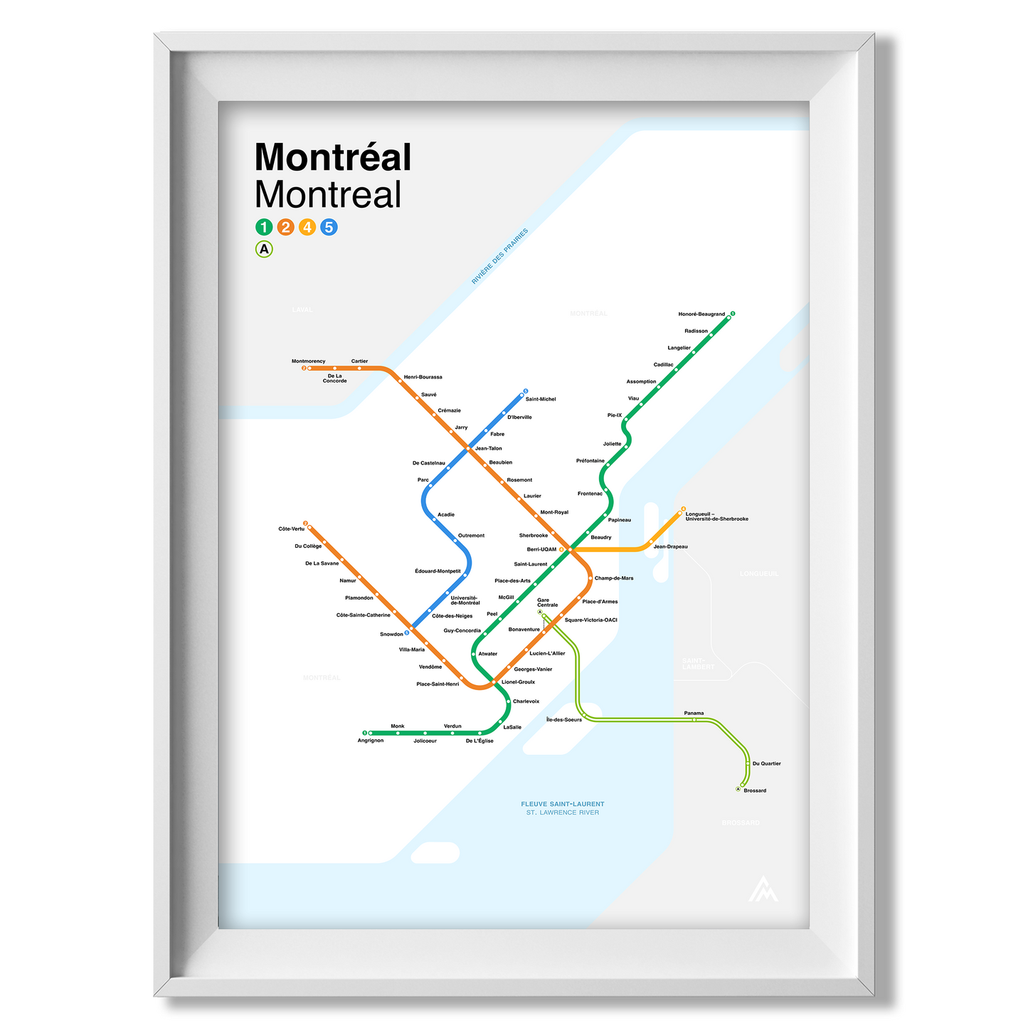 Montreal Metro map