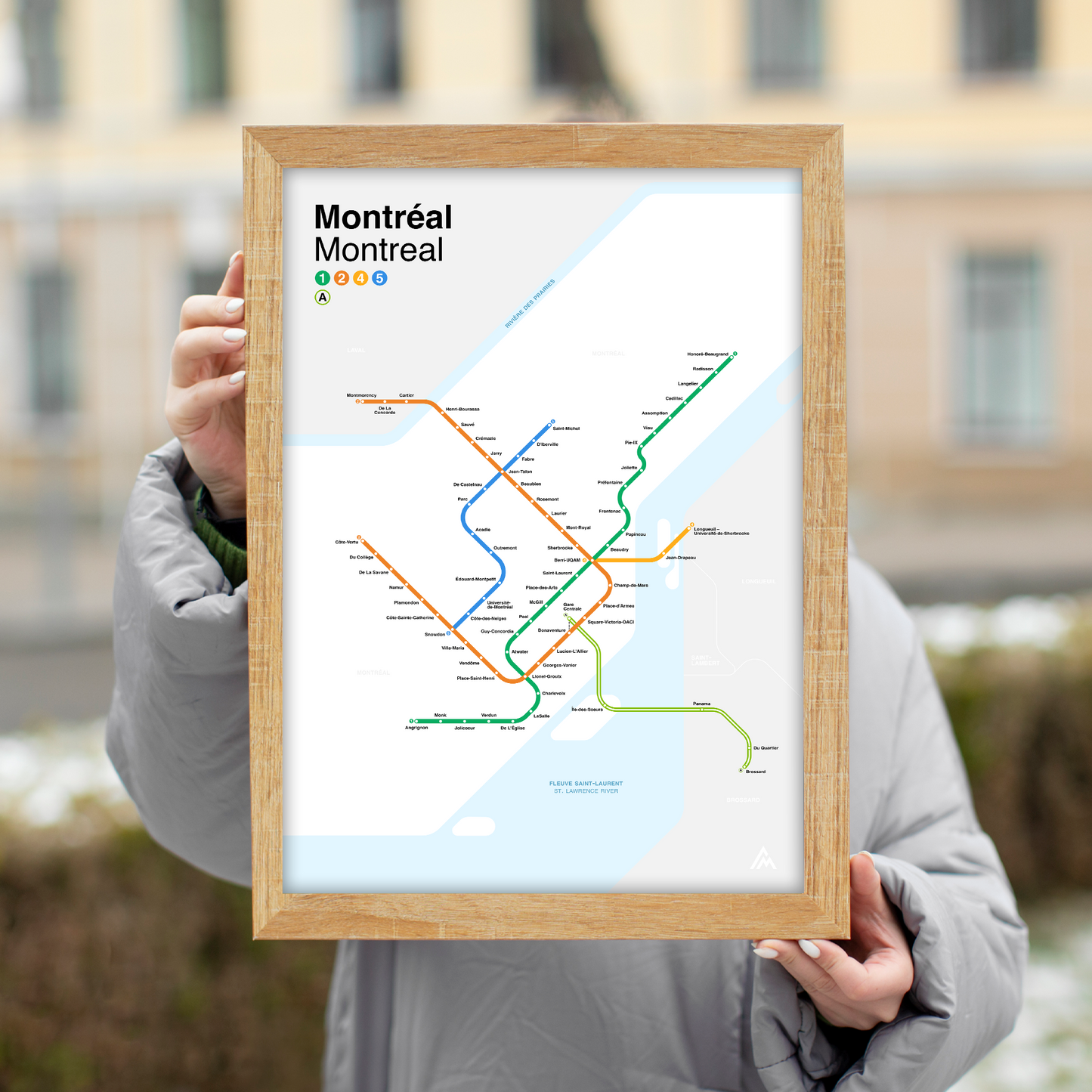 Montreal Metro map