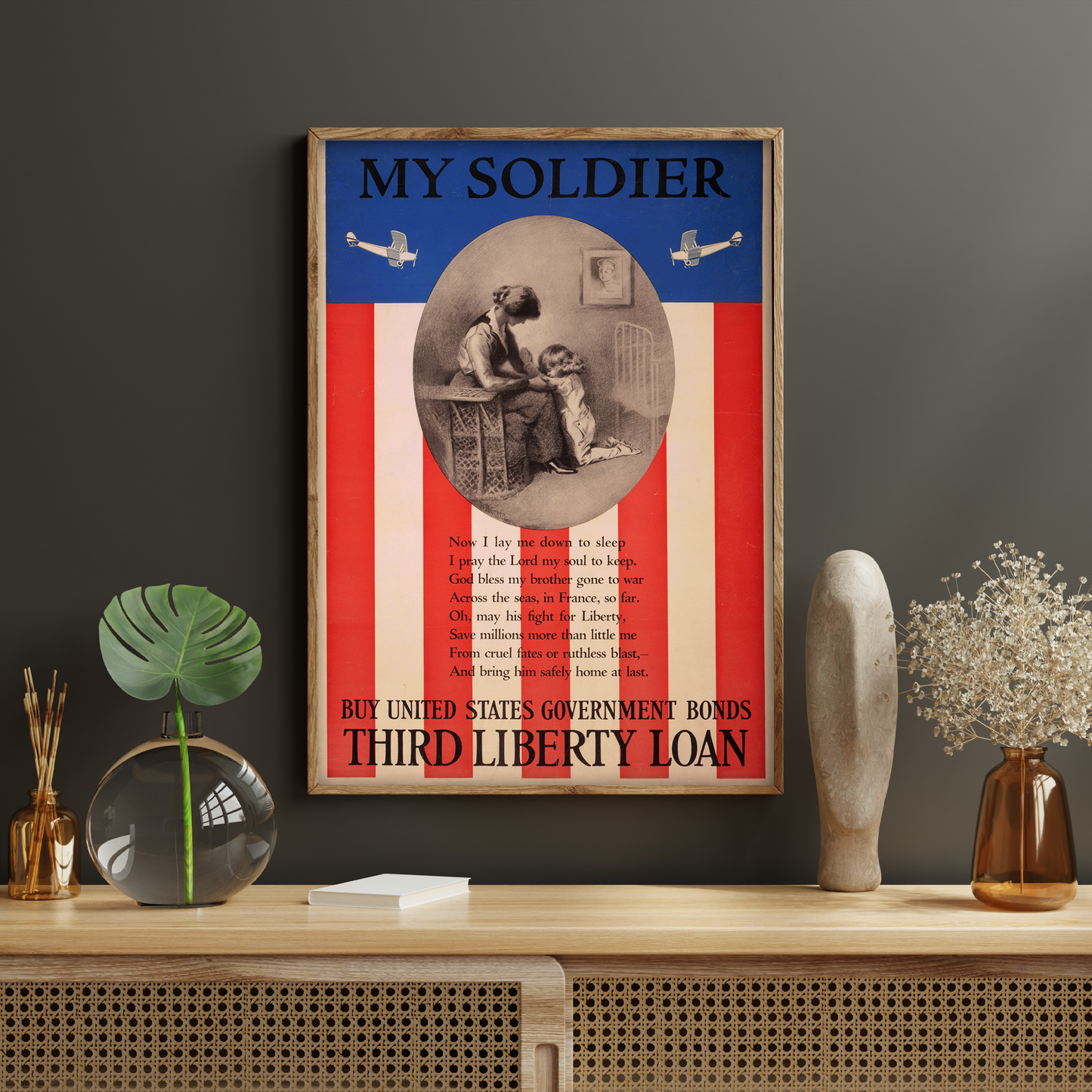 My Soldier - American Propaganda Poster