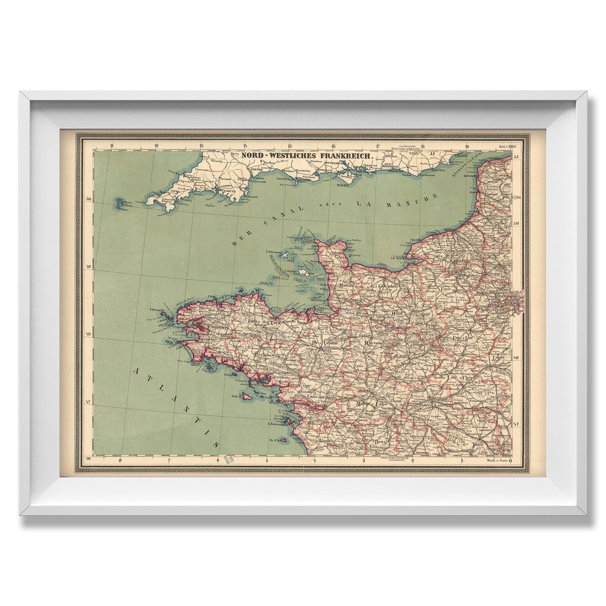 Northwest France Historical Map - Amazing Maps