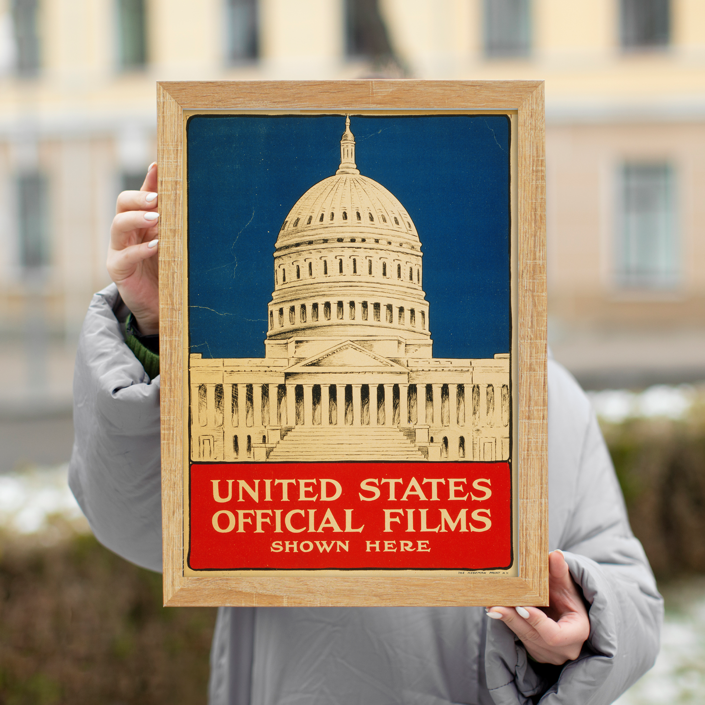 US Official Films Shown Here - American Poster