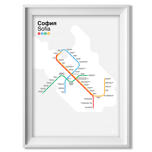 Sofia Metro map