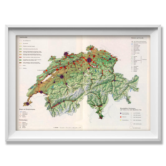 Switzerland Historic Agricultural mMap - Amazing Maps