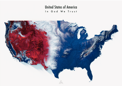 United States Relief map