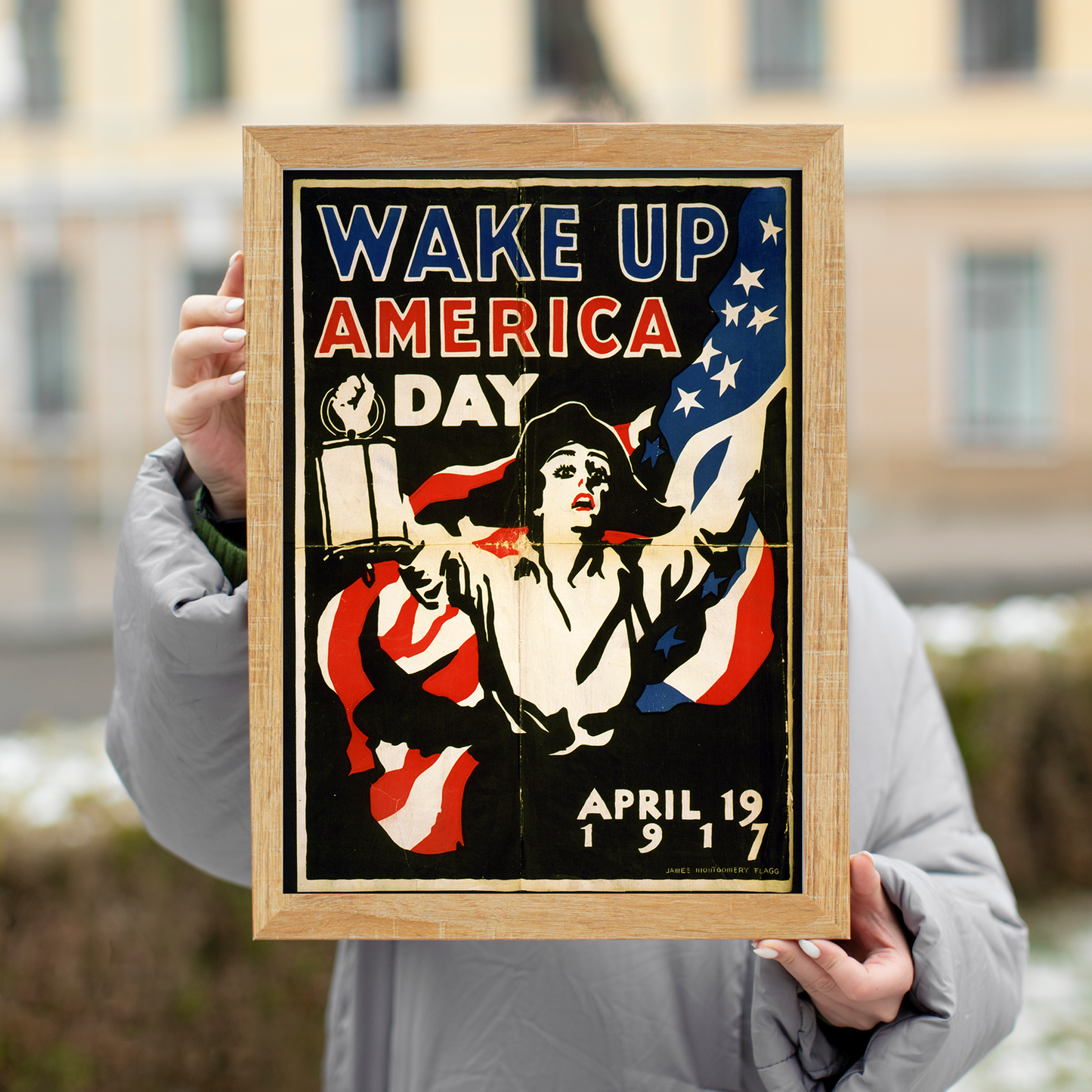 Wake up America Day - American Propaganda Poster